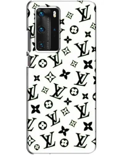 Чехол для Huawei P40 Pro с картинкой «Монохромный хаос LV»
