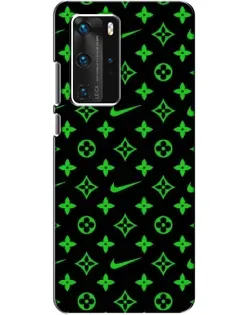 Чехол для Huawei P40 Pro с картинкой «Неоновый принт LV»