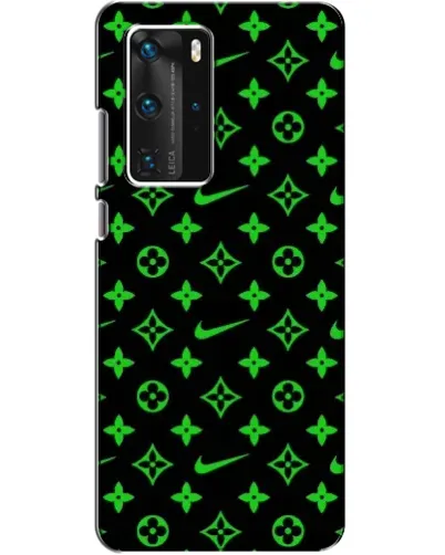Чехол для Huawei P40 Pro с картинкой «Неоновый принт LV»