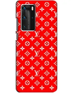 Чехол для Huawei P40 Pro с картинкой «Яркий паттерн LV»