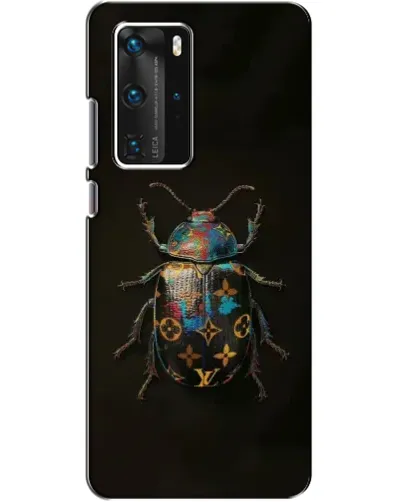 Чехол для Huawei P40 Pro с картинкой «LV — мраморный принт»