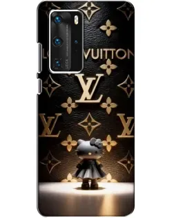 Чехол для Huawei P40 Pro с картинкой «Монограмма с фигурой»