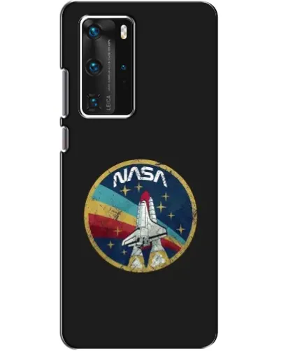 Чехол для Huawei P40 Pro с картинкой «NASA — эмблема миссии»