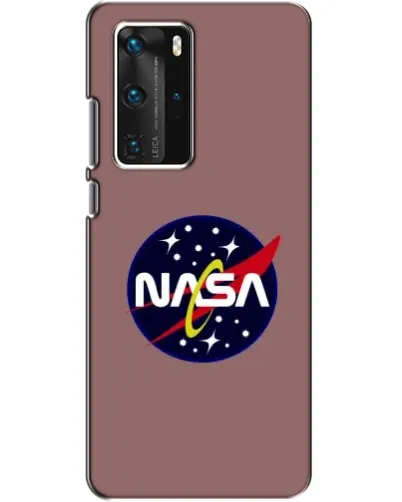 Чехол для Huawei P40 Pro с картинкой «NASA — ретро космос»