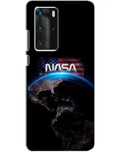 Чехол для Huawei P40 Pro с картинкой «Земля из космоса NASA»