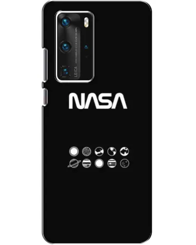 Чехол для Huawei P40 Pro с картинкой «NASA — технический принт»