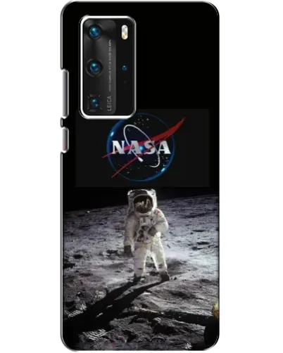 Чехол для Huawei P40 Pro с картинкой «Астронавт на Луне»