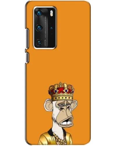 Чехол для Huawei P40 Pro с картинкой «Золотая обезьяна Bored Ape»