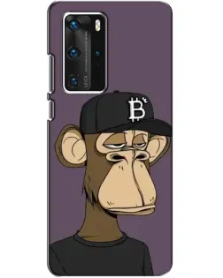 Чехол для Huawei P40 Pro с картинкой «Bored Ape в кепке» Чехол для Huawei P40 Pro с картинкой «Bored Ape в кепке»