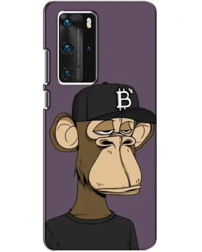 Чехол для Huawei P40 Pro с картинкой «Bored Ape в кепке»