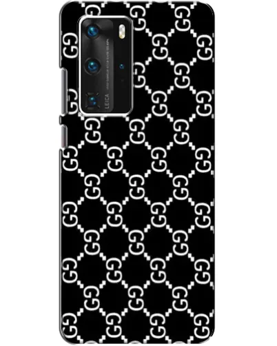 Чехол для Huawei P40 Pro с картинкой «Gucci — сетчатый паттерн»