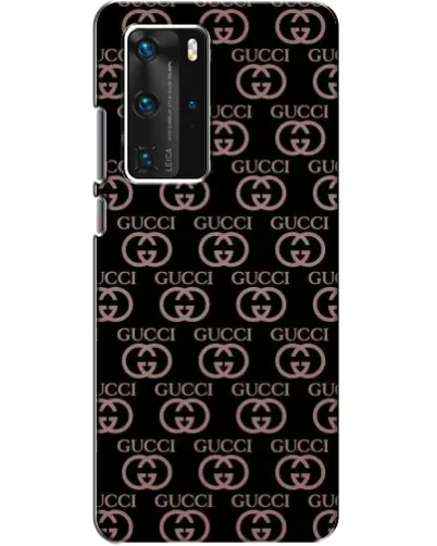Чехол для Huawei P40 Pro с картинкой «Классическая монограмма Gucci»