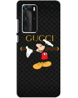 Чехол для Huawei P40 Pro с картинкой «Микки Маус Gucci»