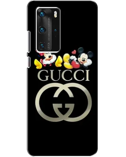 Чехол для Huawei P40 Pro с картинкой «Gucci — герои Disney»