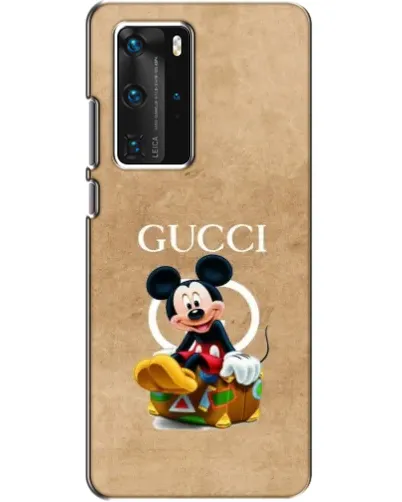 Чехол для Huawei P40 Pro с картинкой «Микки Маус Gucci — крафт»