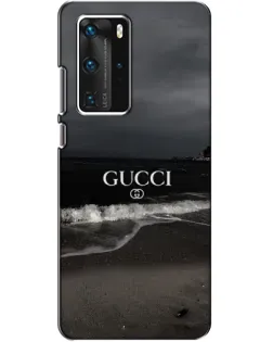 Чехол для Huawei P40 Pro с картинкой «Gucci — морской прибой»