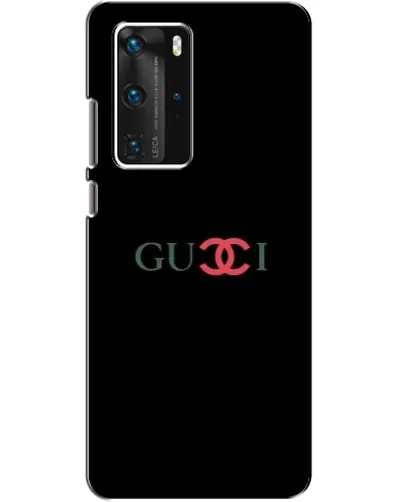 Чехол для Huawei P40 Pro с картинкой «Gucci — красный градиент»