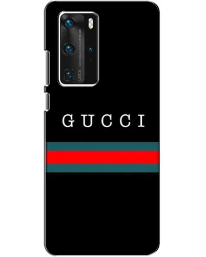 Чехол для Huawei P40 Pro с картинкой «Gucci — красный пояс»