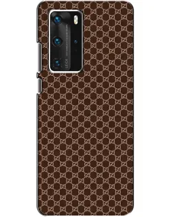 Чохол для Huawei P40 Pro з картинкою «Gucci — шоколадна сітка»