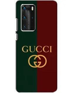 Чохол для Huawei P40 Pro з картинкою «Gucci — темно-зелений градієнт»