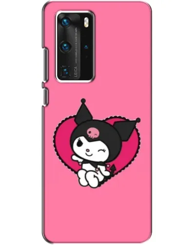 Чехол для Huawei P40 Pro с картинкой «Kuromi — любовь в сердце» Чехол для Huawei P40 Pro с картинкой «Kuromi — любовь в сердце»