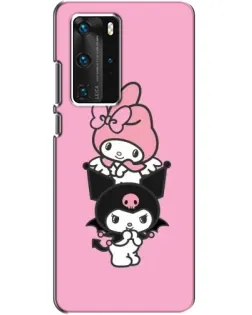Чохол для Huawei P40 Pro з картинкою «My Melody та Kuromi»