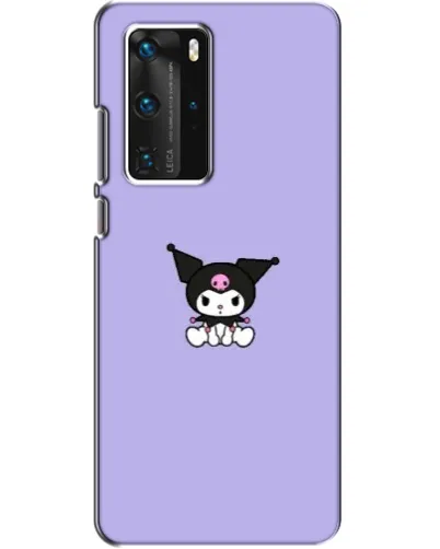 Чехол для Huawei P40 Pro с картинкой «Kuromi — фиолетовый минимализм» Чехол для Huawei P40 Pro с картинкой «Kuromi — фиолетовый минимализм»
