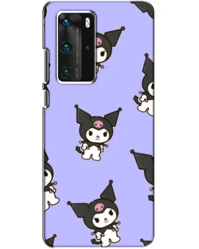 Чехол для Huawei P40 Pro с картинкой «Паттерн с Kuromi» Чехол для Huawei P40 Pro с картинкой «Паттерн с Kuromi»
