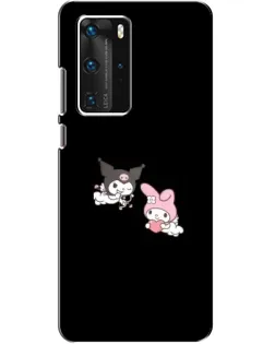 Чохол для Huawei P40 Pro з картинкою «My Melody та Kuromi»