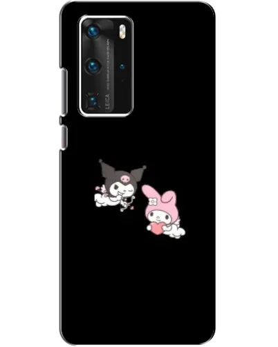 Чехол для Huawei P40 Pro с картинкой «My Melody и Kuromi» Чехол для Huawei P40 Pro с картинкой «My Melody и Kuromi»