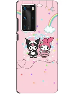 Чохол для Huawei P40 Pro з картинкою «My Melody та Kuromi»