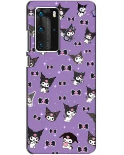 Чохол для Huawei P40 Pro з картинкою «Kuromi — патерн»