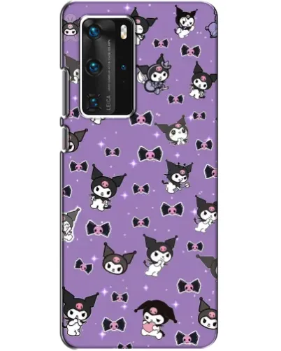 Чехол для Huawei P40 Pro с картинкой «Kuromi — паттерн» Чехол для Huawei P40 Pro с картинкой «Kuromi — паттерн»