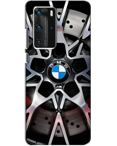 Чехол для Huawei P40 Pro с картинкой «BMW — деталь диска» Чехол для Huawei P40 Pro с картинкой «BMW — деталь диска»
