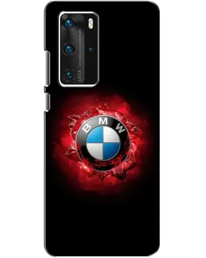 Чехол для Huawei P40 Pro с картинкой «Логотип BMW — вспышка» Чехол для Huawei P40 Pro с картинкой «Логотип BMW — вспышка»