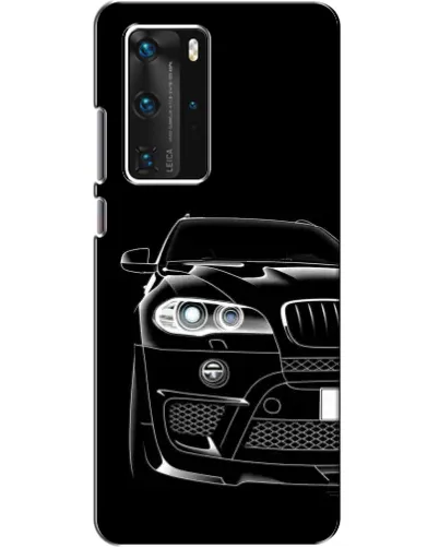 Чехол для Huawei P40 Pro с картинкой «Темный силуэт BMW» Чехол для Huawei P40 Pro с картинкой «Темный силуэт BMW»
