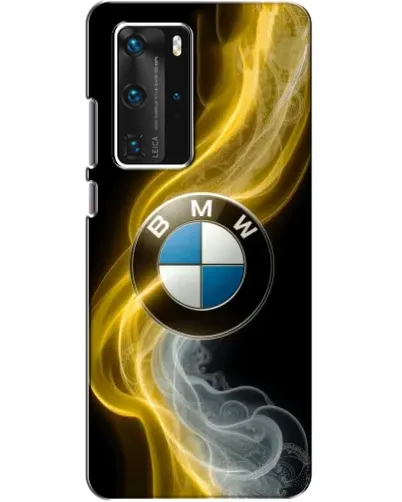 Чехол для Huawei P40 Pro с картинкой «Золотистый дым BMW» Чехол для Huawei P40 Pro с картинкой «Золотистый дым BMW»