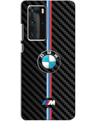 Чехол для Huawei P40 Pro с картинкой «Эмблема BMW и карбон» Чехол для Huawei P40 Pro с картинкой «Эмблема BMW и карбон»