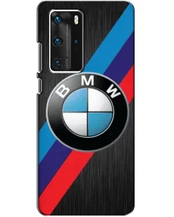 Чехол для Huawei P40 Pro с картинкой «BMW M-stripes стиль»