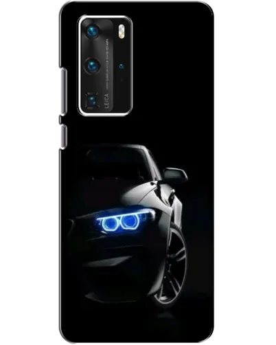 Чехол для Huawei P40 Pro с картинкой «BMW — ночной взгляд» Чехол для Huawei P40 Pro с картинкой «BMW — ночной взгляд»