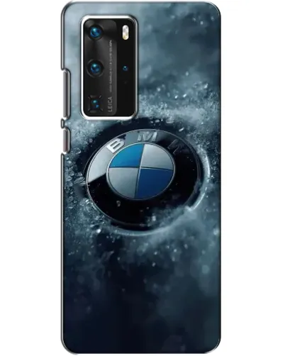 Чехол для Huawei P40 Pro с картинкой «Логотип BMW — лед» Чехол для Huawei P40 Pro с картинкой «Логотип BMW — лед»