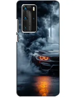 Чехол для Huawei P40 Pro с картинкой «BMW M-Power — абстракция»