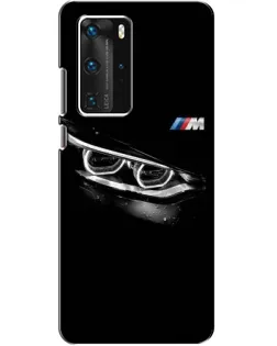 Чехол для Huawei P40 Pro с картинкой «BMW — взгляд тигра»