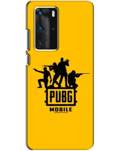 Чехол для Huawei P40 Pro с картинкой «BMW M-Power — карбон»