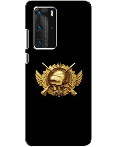 Чехол для Huawei P40 Pro с картинкой «PUBG — оранжевый градиент»