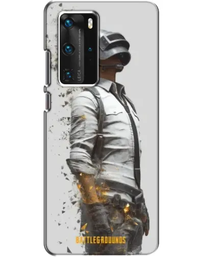Чехол для Huawei P40 Pro с картинкой «PUBG — боец в пыли»