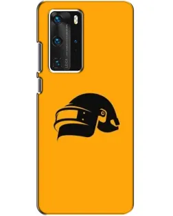 Чехол для Huawei P40 Pro с картинкой «PUBG — золотой шлем»