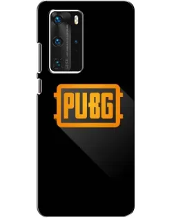 Чехол для Huawei P40 Pro с картинкой «PUBG — рамка лого»