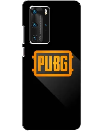 Чехол для Huawei P40 Pro с картинкой «PUBG — рамка лого»
