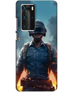 Чехол для Huawei P40 Pro с картинкой «PUBG — реалистичный герой»